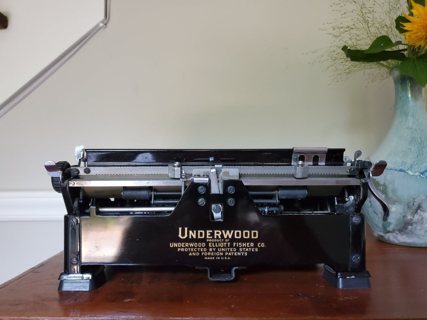 Underwood or  Remington Noiseless Model 7 Portable typewriter: Working with Guarantee, Case, PDF Manual, New Ribbon, and Lifetime Trade in Policy