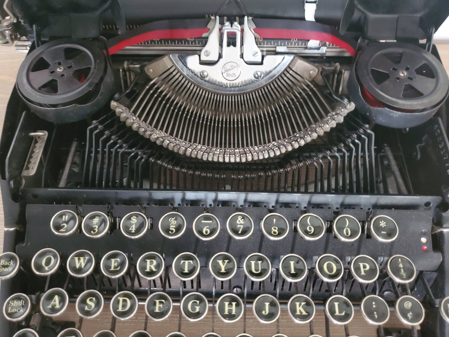 Circa 1946 Smith Corona Clipper Portable Typewriter with Case